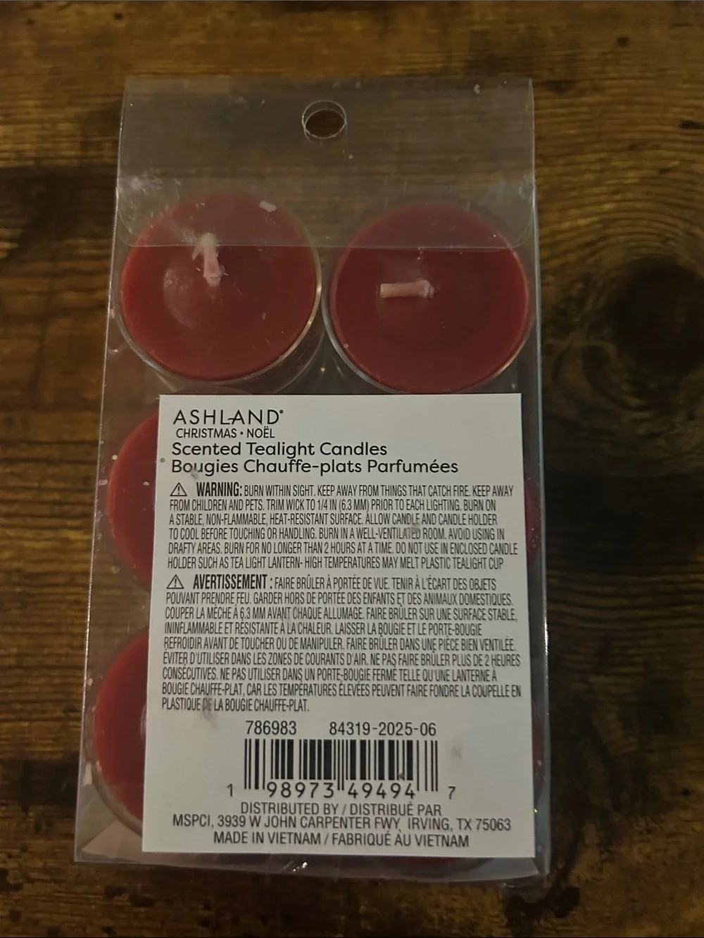 Ashland Red Sparkling Cider Scented Tealight Candles - 12 Pack